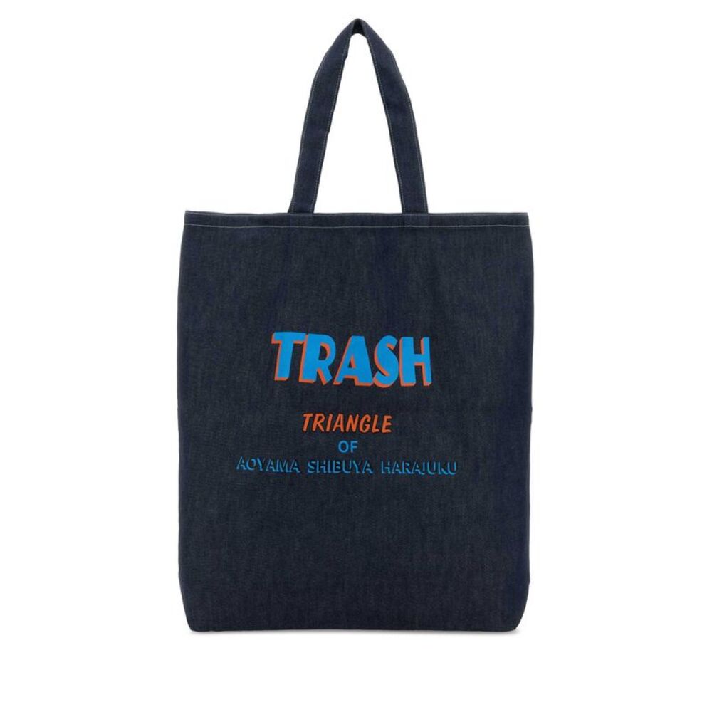 Needles Men Denim Large Grocery Shopping Bag